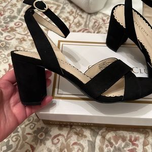 Block Dress Sandal Heels